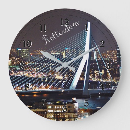 Grande Horloge Ronde Rotterdam cityscape (Recto)