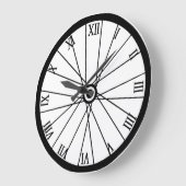 Grande Horloge Ronde Roue à vélo (Angle)