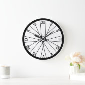 Grande Horloge Ronde Roue à vélo (Maison)