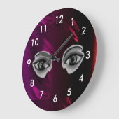 Grande Horloge Ronde Roue de l'oeil du temps (Angle)