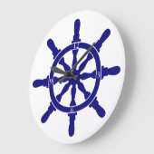 Grande Horloge Ronde Roue du navire (Angle)