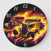 Grande Horloge Ronde Roues chaudes classiques à travers des sentiers de (Recto)