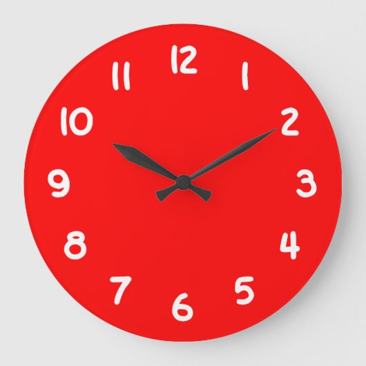 Grande Horloge Ronde Rouge (Recto)