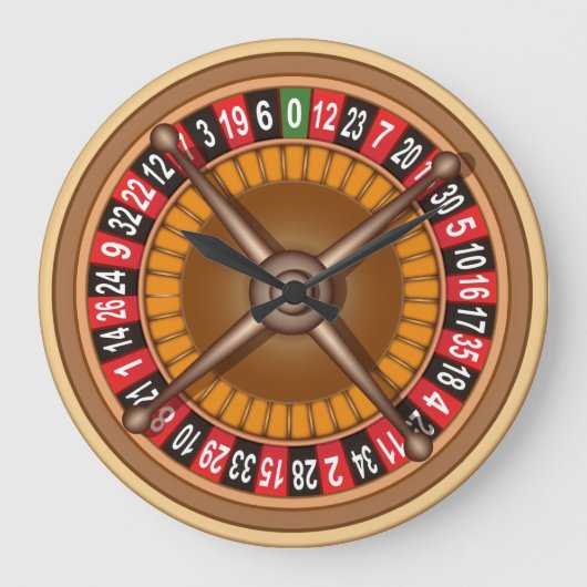 Grande Horloge Ronde Roulette Wheel wall clock (Recto)
