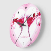 Grande Horloge Ronde Round Wall Clock (Angle)