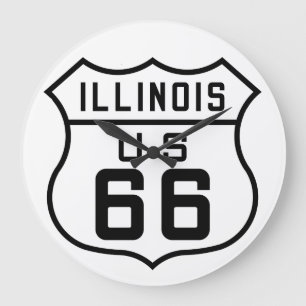 Grande Horloge Ronde Route Illinois 66