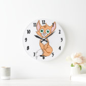 Grande Horloge Ronde Roxy Foxy (Maison)