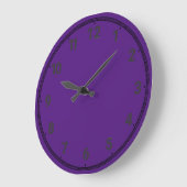 Grande Horloge Ronde Royal violet (Angle)