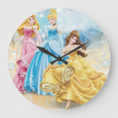 Grande Horloge Ronde Royauté des princesses Disney (Recto)