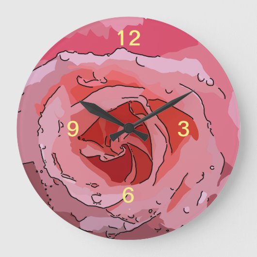 Grande Horloge Ronde Roza (Recto)