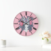 Grande Horloge Ronde Ruby Wolf (Maison)