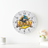 Grande Horloge Ronde Rugby Mon Jeu (Maison)