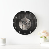 Grande Horloge Ronde Rugged Acoustic (Maison)