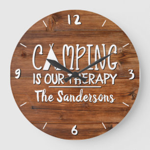 Grande Horloge Ronde Rustic Camping est notre tente thérapeutique Nom d