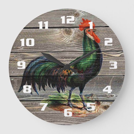 Grande Horloge Ronde Rustic Country (Recto)