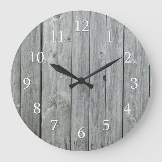 Grande Horloge Ronde Rustic Country  Wood (Recto)