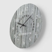 Grande Horloge Ronde Rustic Family (Angle)