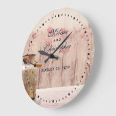 Grande Horloge Ronde Rustic Milk (Angle)