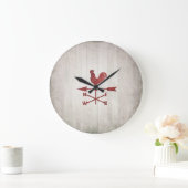 Grande Horloge Ronde Rustic Weather Vane (Maison)