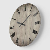 Grande Horloge Ronde rustique (Angle)