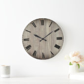 Grande Horloge Ronde rustique (Maison)