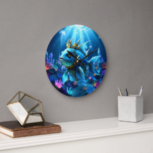Grande Horloge Ronde Sa Majesté le Poisson