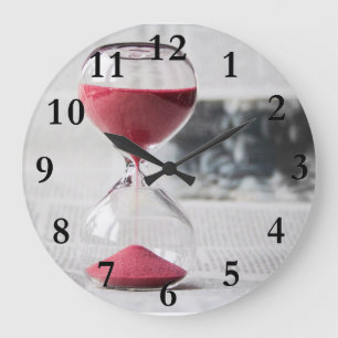 Grande Horloge Ronde Sablier