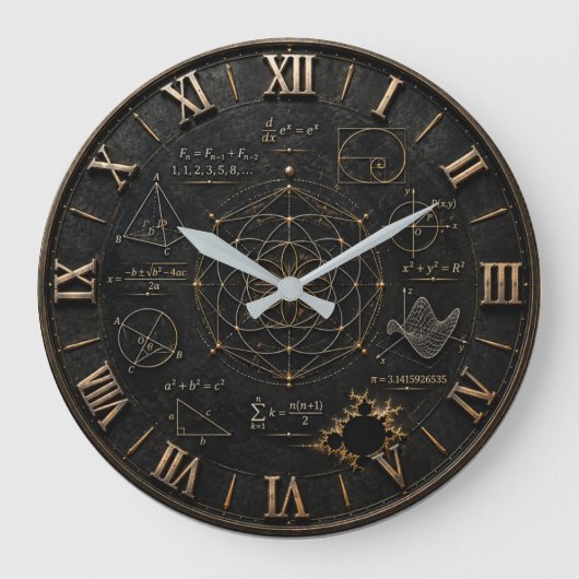 Grande Horloge Ronde Sacred Geometry Math (Recto)