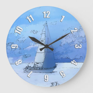 Grande Horloge Ronde Sailing the Calm Blue Waters