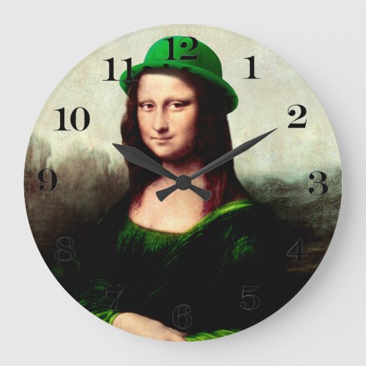 Grande Horloge Ronde Saint Patrick's Day Mona Lisa (Recto)