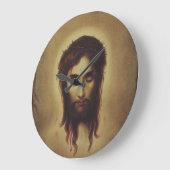 Grande Horloge Ronde Sainte Face de Jésus (Angle)