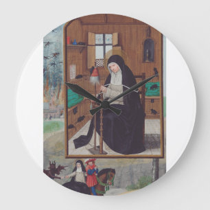 Grande Horloge Ronde Sainte Gertrude de Helfta par Simon Bening