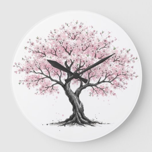 Grande Horloge Ronde Sakura Tree Clock (Recto)