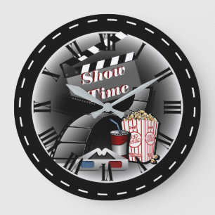 Grande Horloge Ronde Salle de cinéma moderne de Showtime