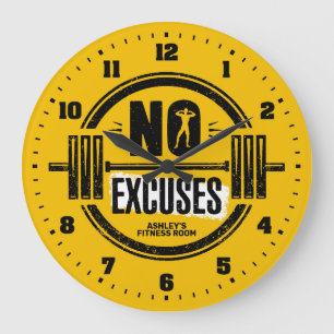 Grande Horloge Ronde Salle de fitness pour femmes Salle de fitness pers