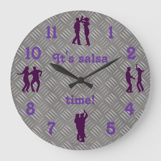 Grande Horloge Ronde Salsa Time Dance Poses (Recto)