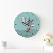 Grande Horloge Ronde Samurai numérique (Maison)