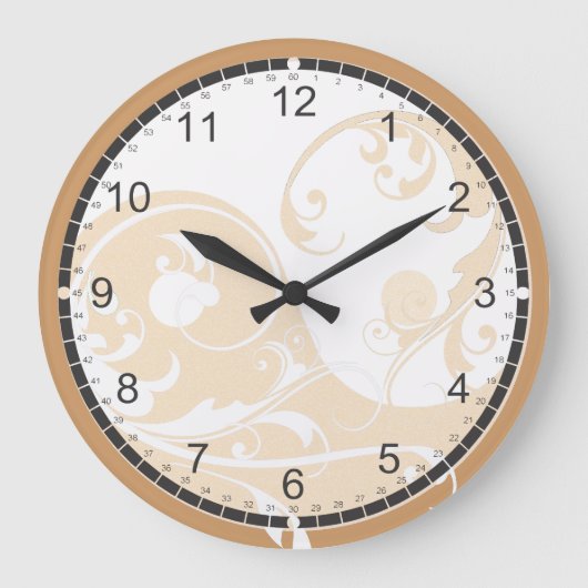 Grande Horloge Ronde Sand and White Yin & Yang (Recto)