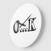 Grande Horloge Ronde Sarcastique OK (Angle)
