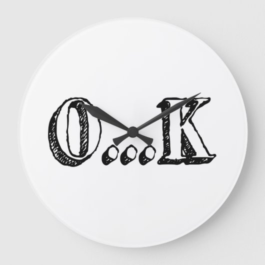 Grande Horloge Ronde Sarcastique OK (Recto)