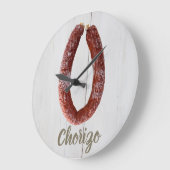 Grande Horloge Ronde Saucisson Chorizo (Angle)
