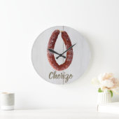 Grande Horloge Ronde Saucisson Chorizo (Maison)