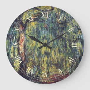 Grande Horloge Ronde Saule pleureur de Claude Monet, Beaux-arts vintage