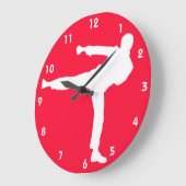 Grande Horloge Ronde Scarlet Red Martial Arts (Angle)