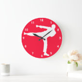 Grande Horloge Ronde Scarlet Red Martial Arts (Maison)