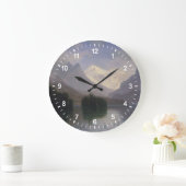 Grande Horloge Ronde Scène de montagne (Maison)