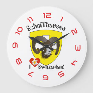 Grande Horloge Ronde Schaffhouse - Suisse - Suisse - Svizzera