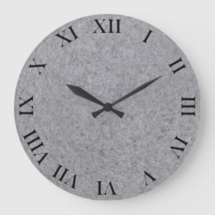 Grande Horloge Ronde Schieferhintergrund