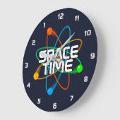 Grande Horloge Ronde science de l'ESPACE-TEMPS (Angle)