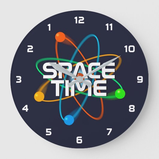 Grande Horloge Ronde science de l'ESPACE-TEMPS (Recto)